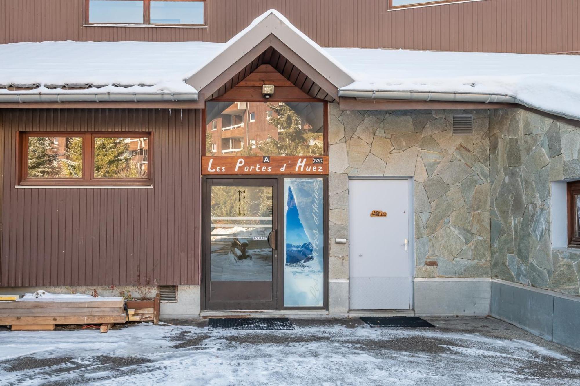Appartement Confortable A L'Alpe D'Huez De 27 M² Avec Vue Montagne Eksteriør billede